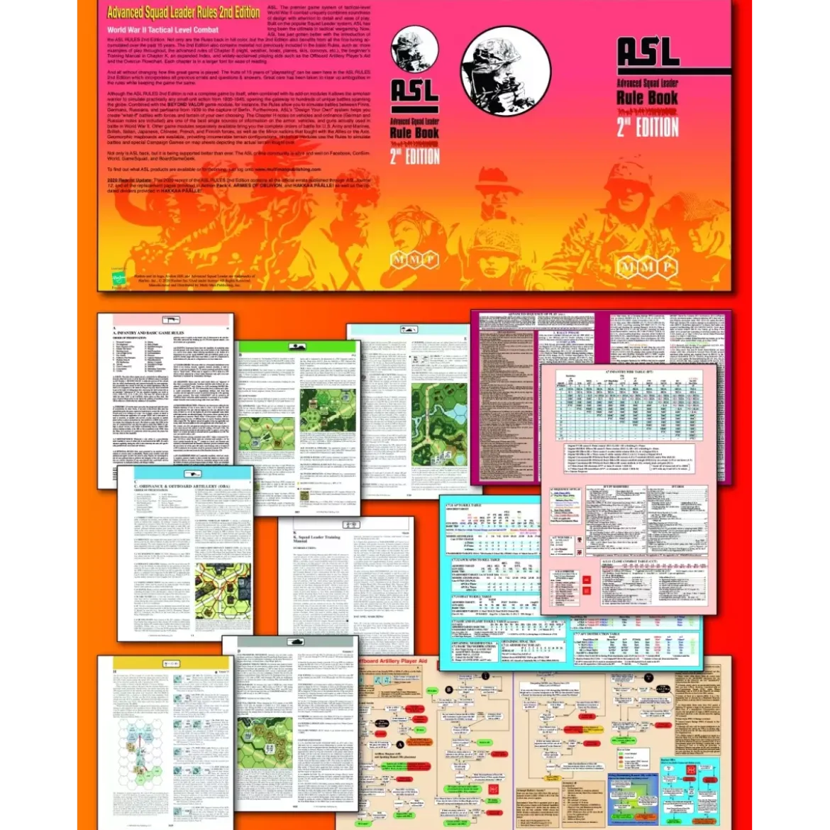 Advanced Squad Leader Rulebook 2nd. Edition - Version Anglaise