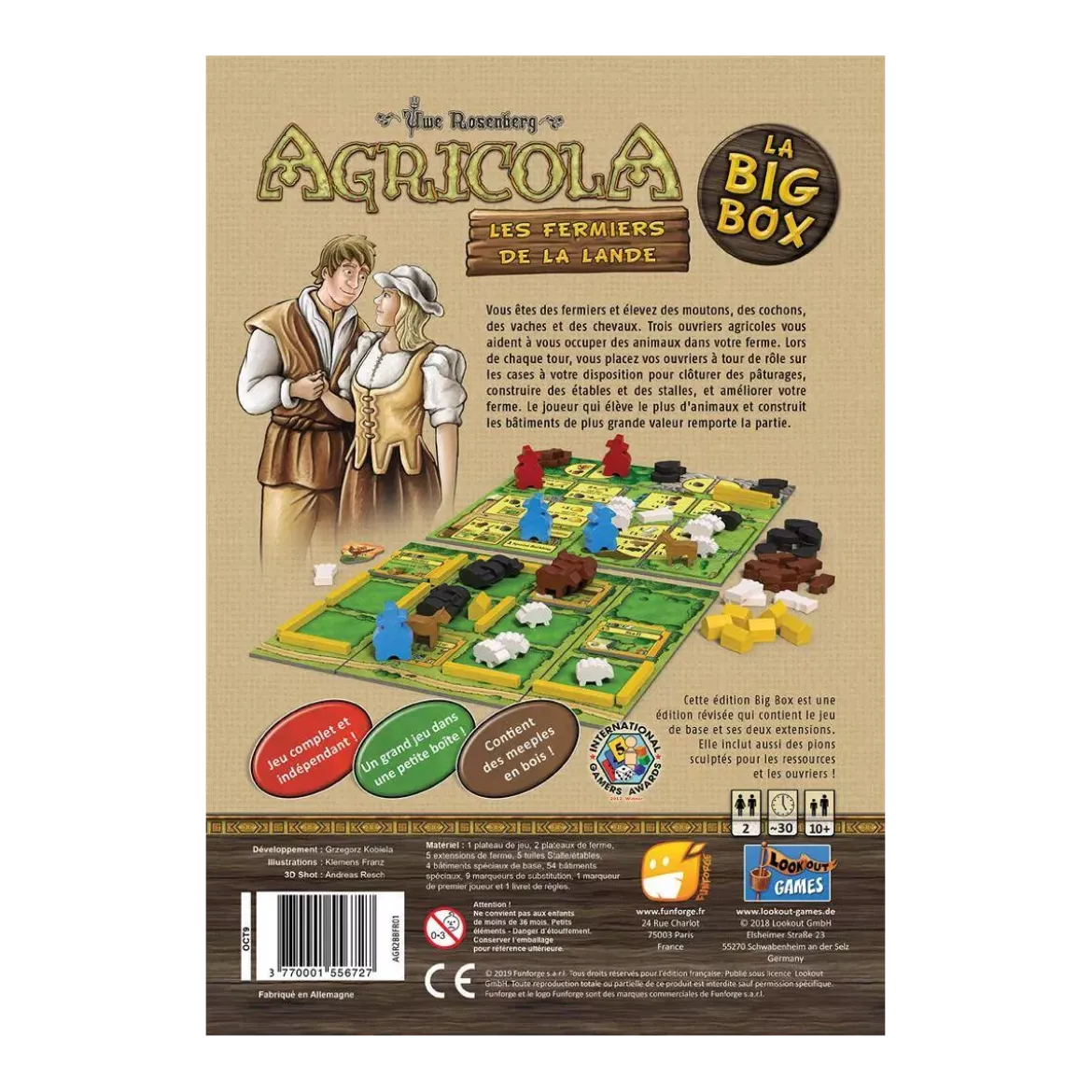 Agricola Big Box 2 joueurs