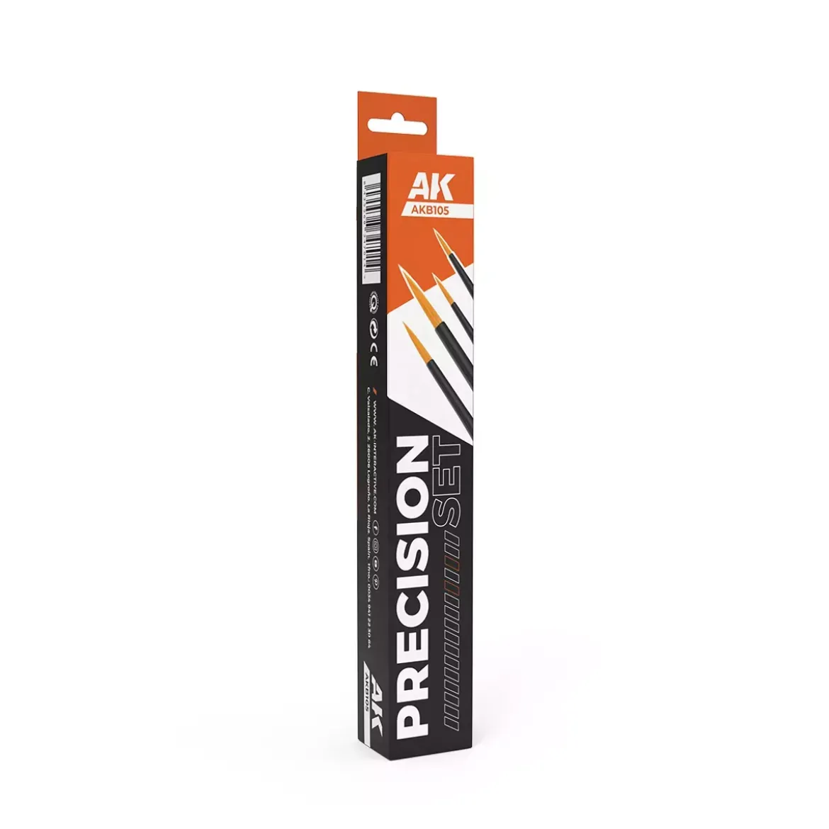 AK Synthetic Brush Precision Set