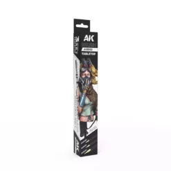 AK Synthetic Brush Tabletop Brush Set