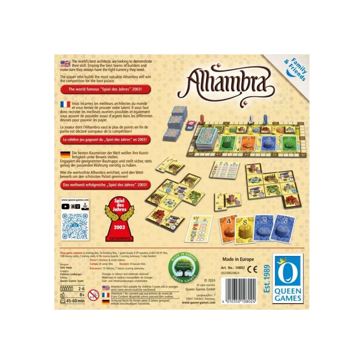 Alhambra : Édition Famille et Amis