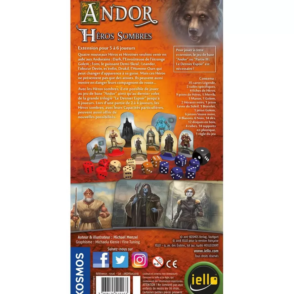 Andor : Héros Sombres - Extension