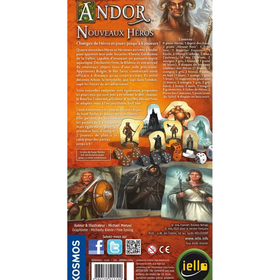 Andor : Nouveaux Héros - Extension
