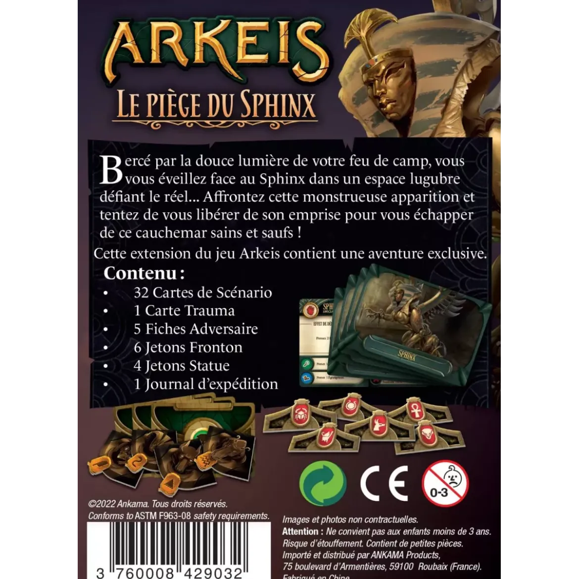 Arkeis : Le Piège du Sphinx - Extension