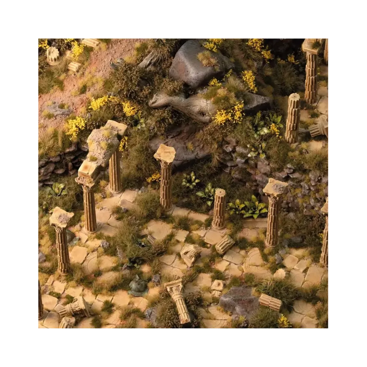 Basing Box : Mediterranean Temple - Gamers Grass