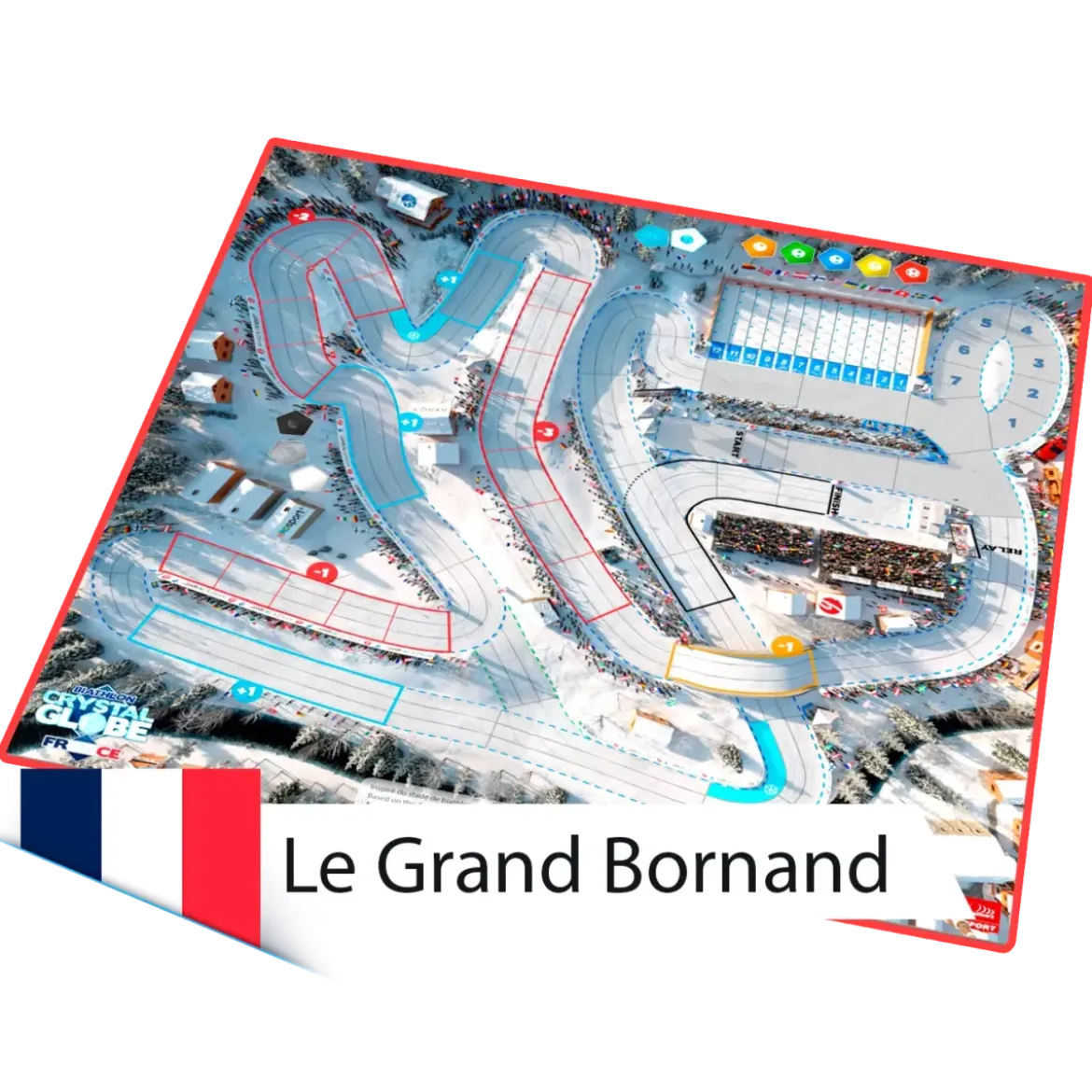 Biathlon Crystal Globe : Double-pistes 3D Annecy Le Grand-Bornand France - Extension