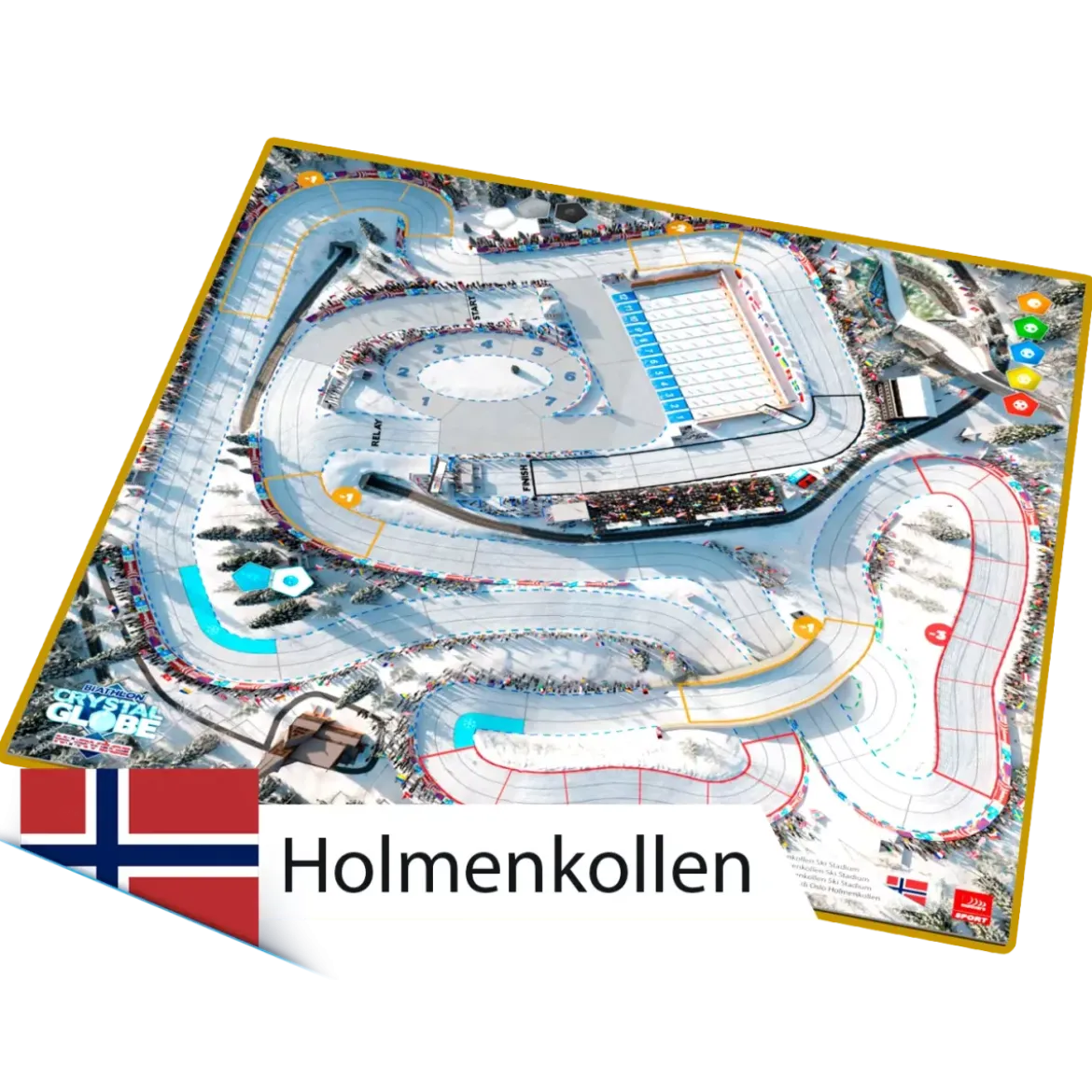 Biathlon Crystal Globe : Double-pistes 3D Holmenkollen Norvège - Extension