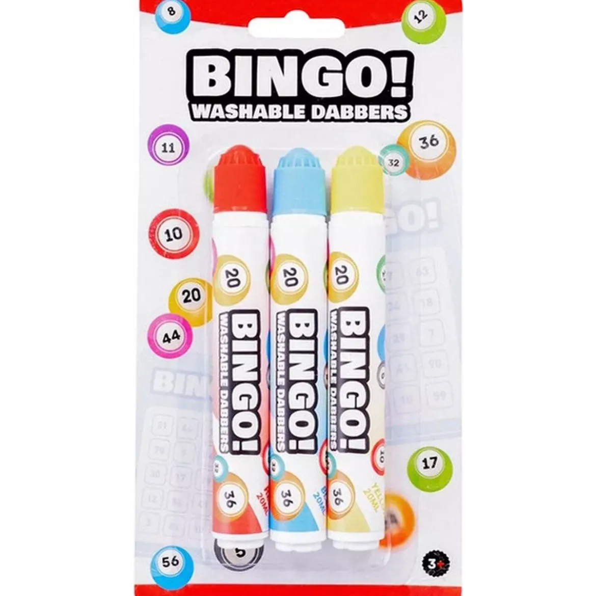 Bingo - Lot de 3 Tampons Marqueurs à points Lavables