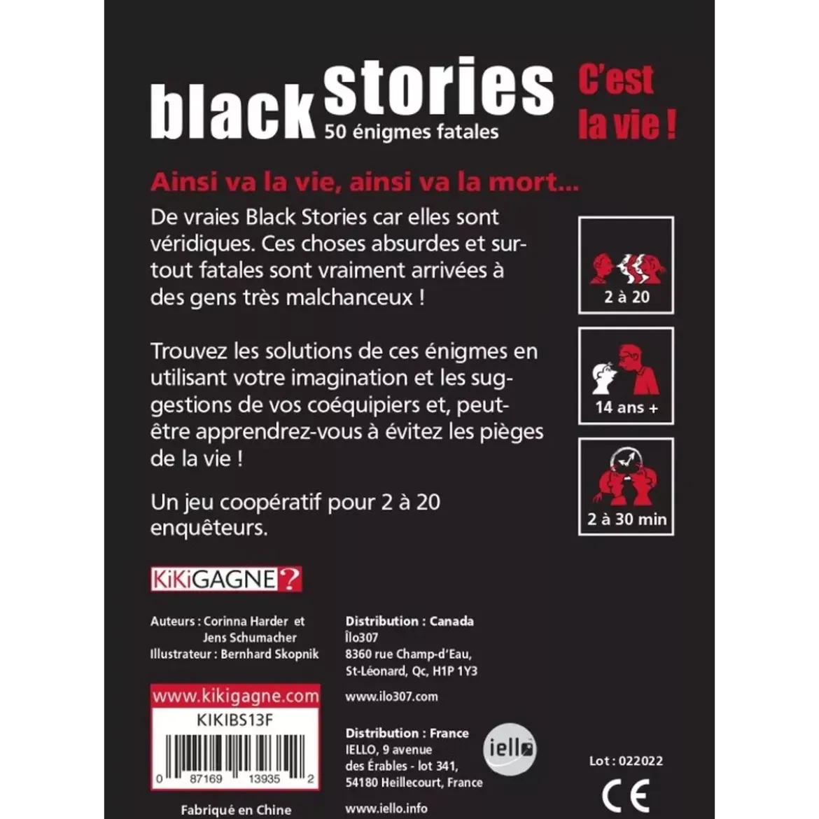Black Stories - C'est la Vie