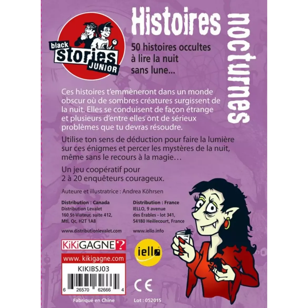 Black Stories Junior - Histoires Nocturnes