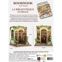 Book Nook CuteBee - La Bibliothèque Florale - 196 Pièces