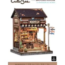 Book Nook CuteBee - La Maison du Sushi - 218 Pièces