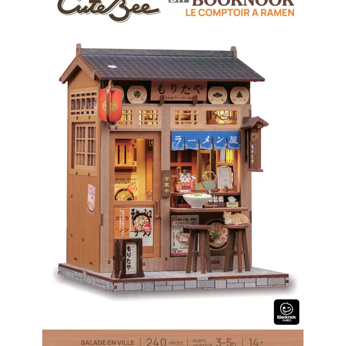 Book Nook CuteBee - Le Comptoir à Ramen - 240 Pièces