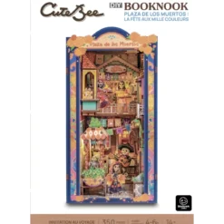 Book Nook CuteBee - Plaza de los Muertos La fête aux mille couleurs - 350 Pièces