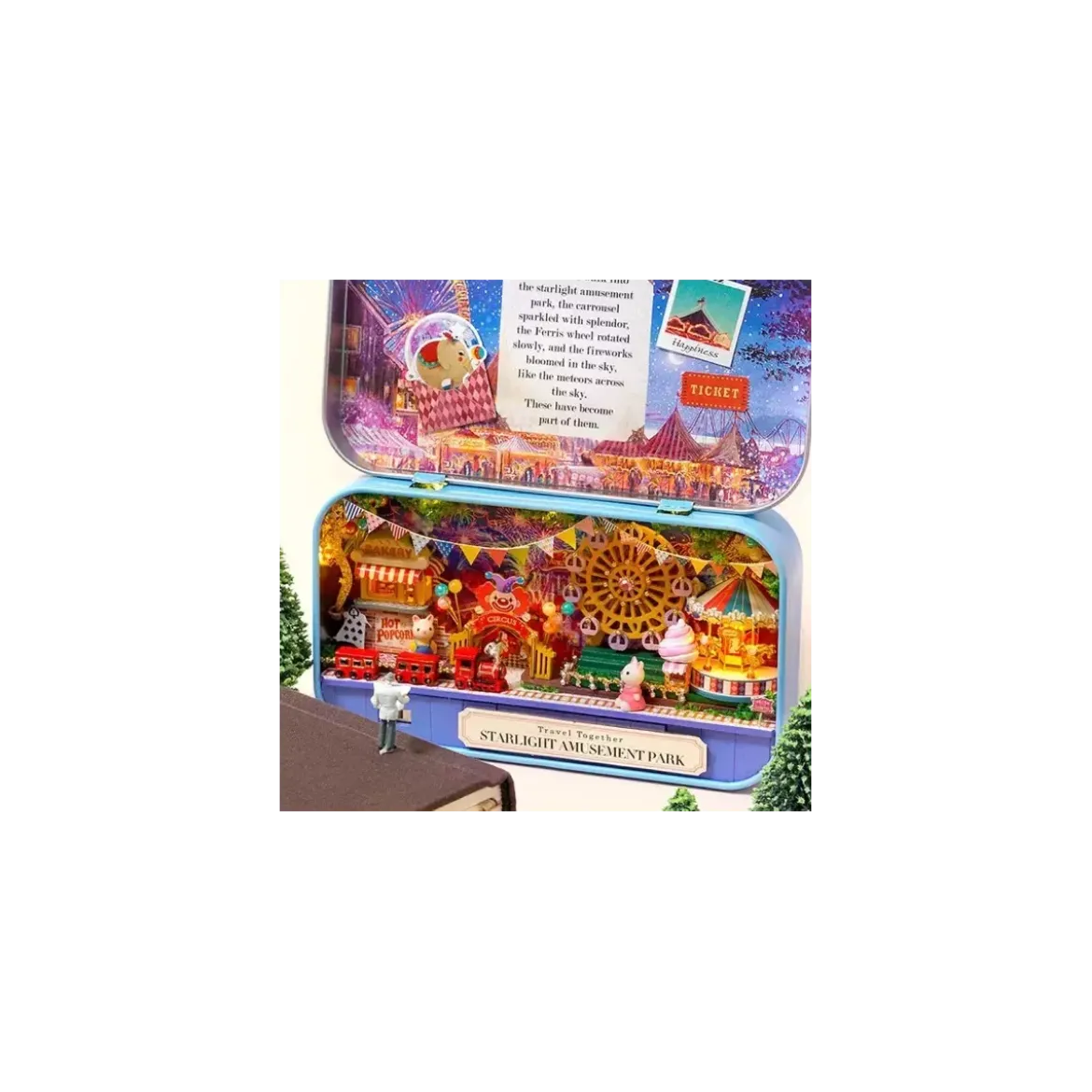 Book Nook Nook Land - Boite Métal : Fête Foraine
