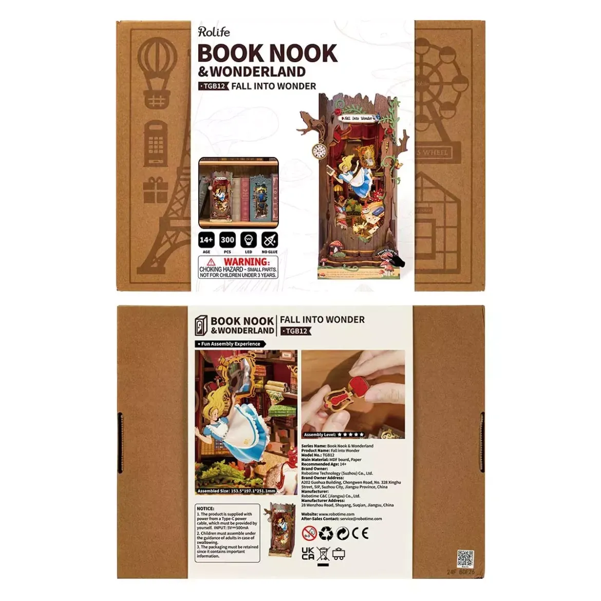 Book Nook Rolife - Alice Adventure - 300 Pièces