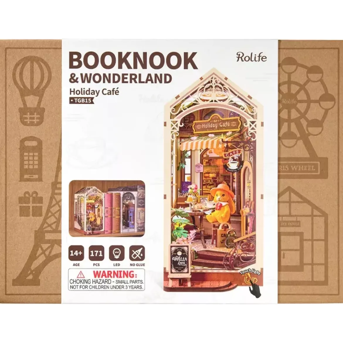 Book Nook Rolife - Holiday Café - 171 Pièces