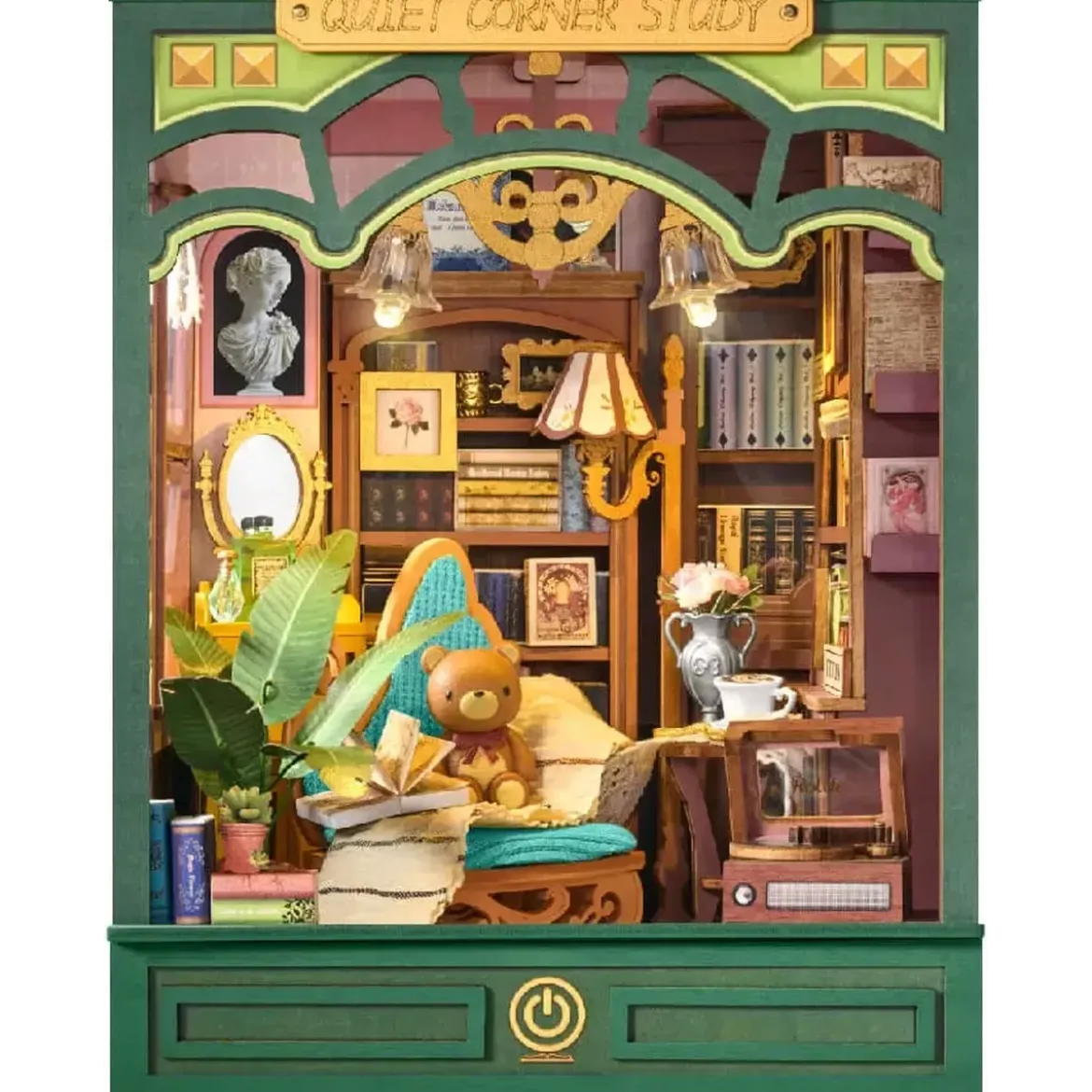 Book Nook Rolife - Quiet Corner Study - 185 Pièces
