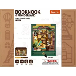Book Nook Rolife - Quiet Corner Study - 185 Pièces