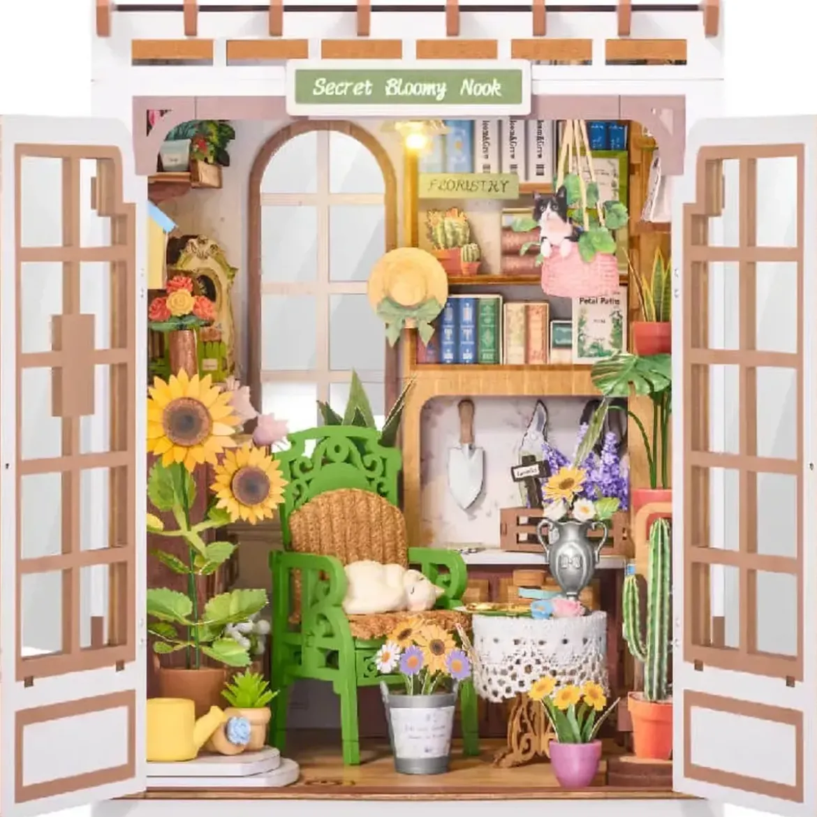 Book Nook Rolife - Secret Bloomy Nook - 246 Pièces