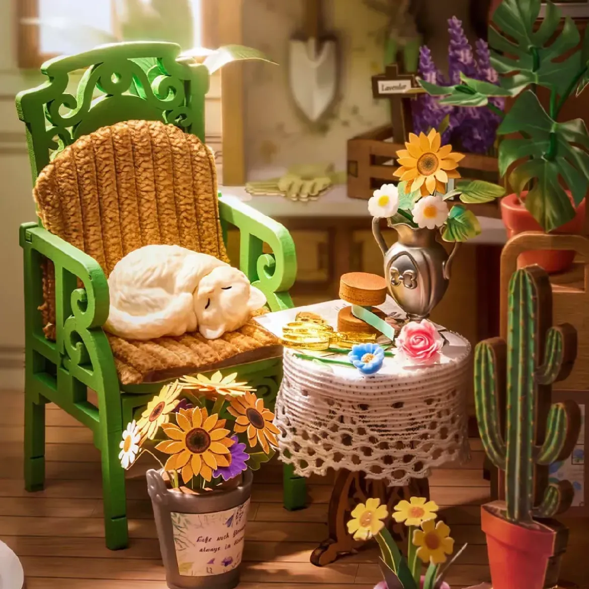 Book Nook Rolife - Secret Bloomy Nook - 246 Pièces