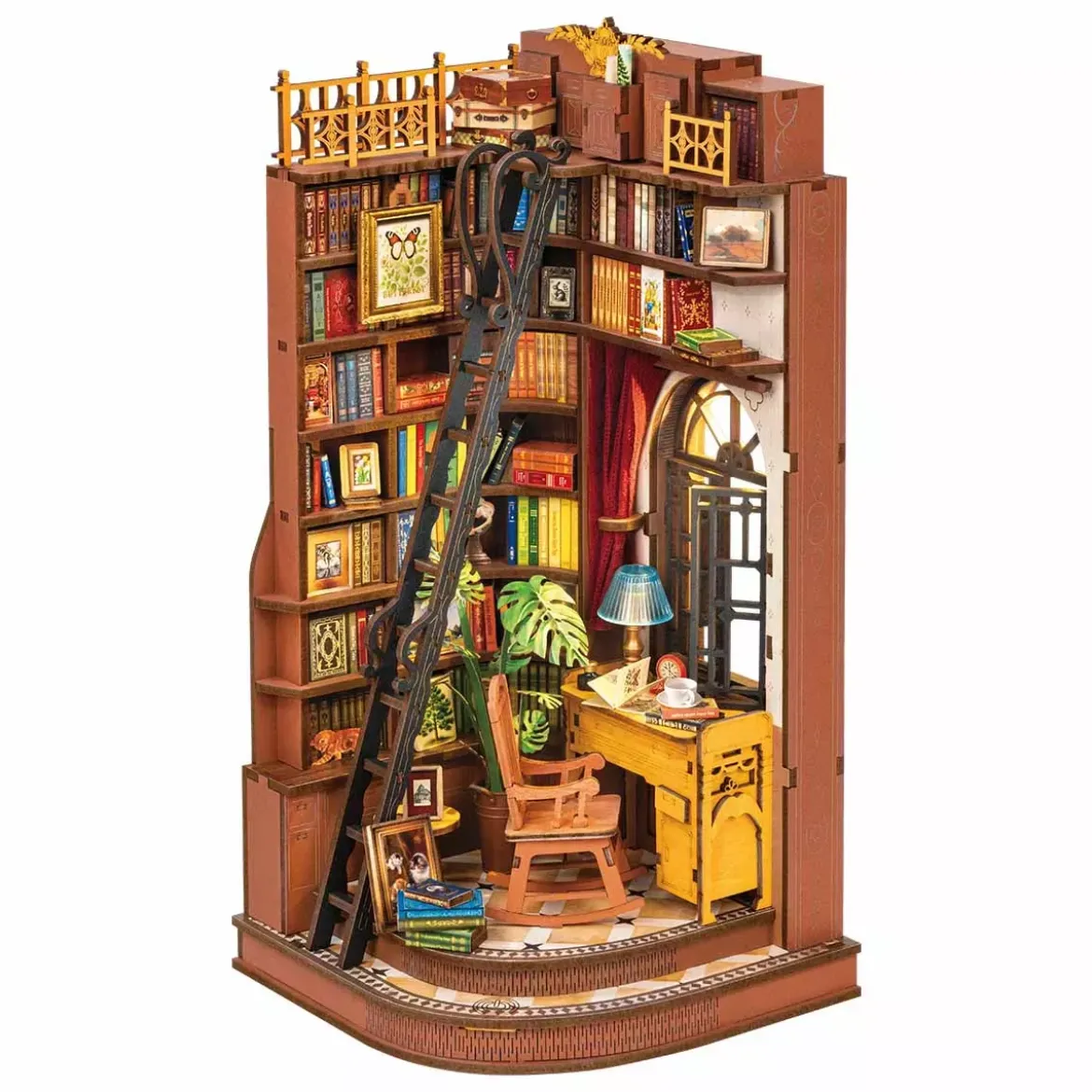 Book Nook Rolife - Silent Corner Study - 196 Pièces