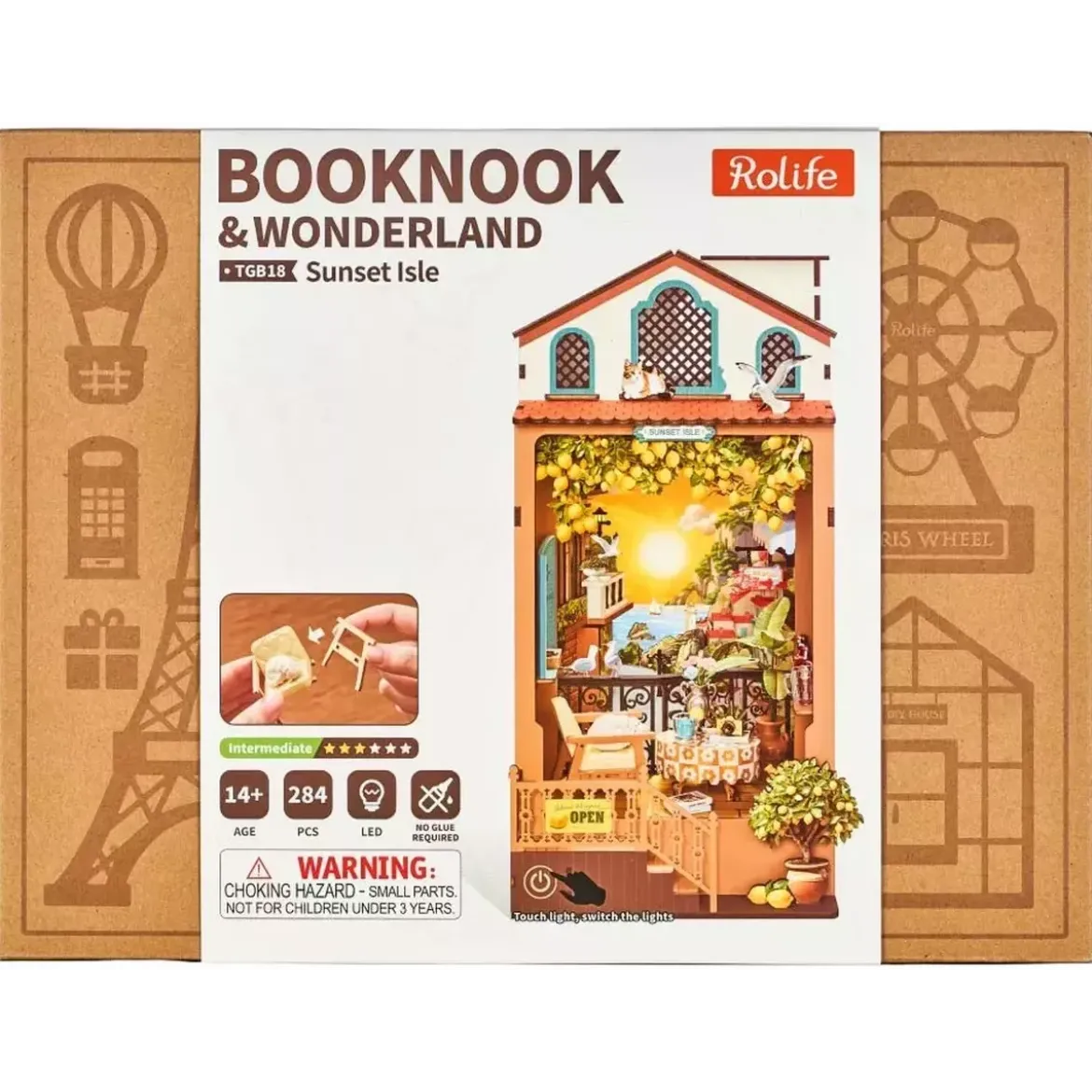 Book Nook Rolife - Sunset Isle - 284 Pièces