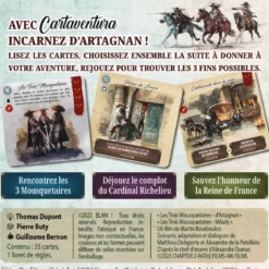Cartaventura Les 3 Mousquetaires : l'Honneur de la Reine