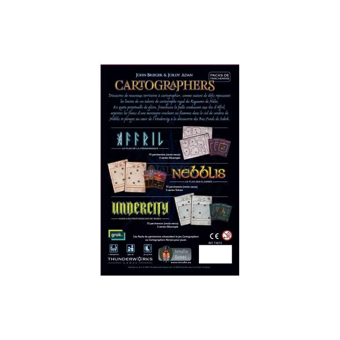 Cartographers : Pack de parchemins - Extension