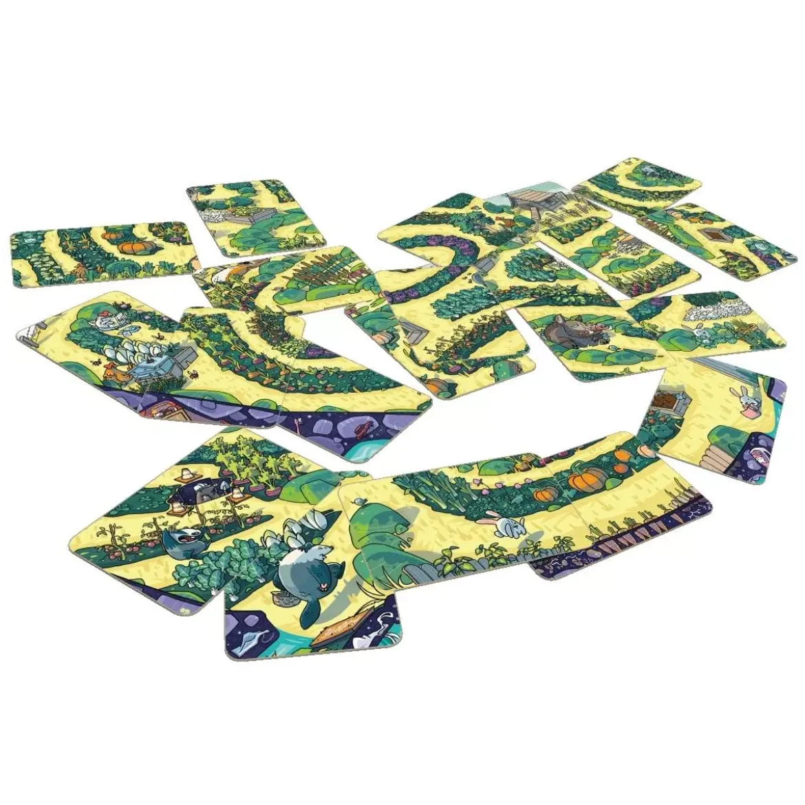 Cartzzle : Labyrinthe - Champs dessus-dessous