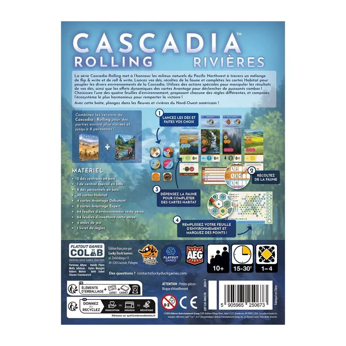 Cascadia Rolling - Rivières