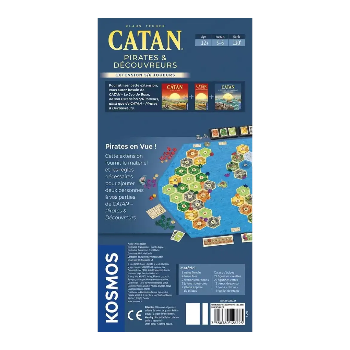 Catan : Pirates et Découvreurs 5/6 joueurs - Extension