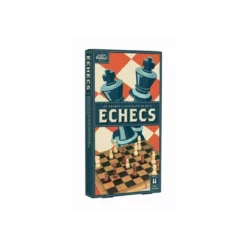 Échecs en Bois Vintage - 28 cm