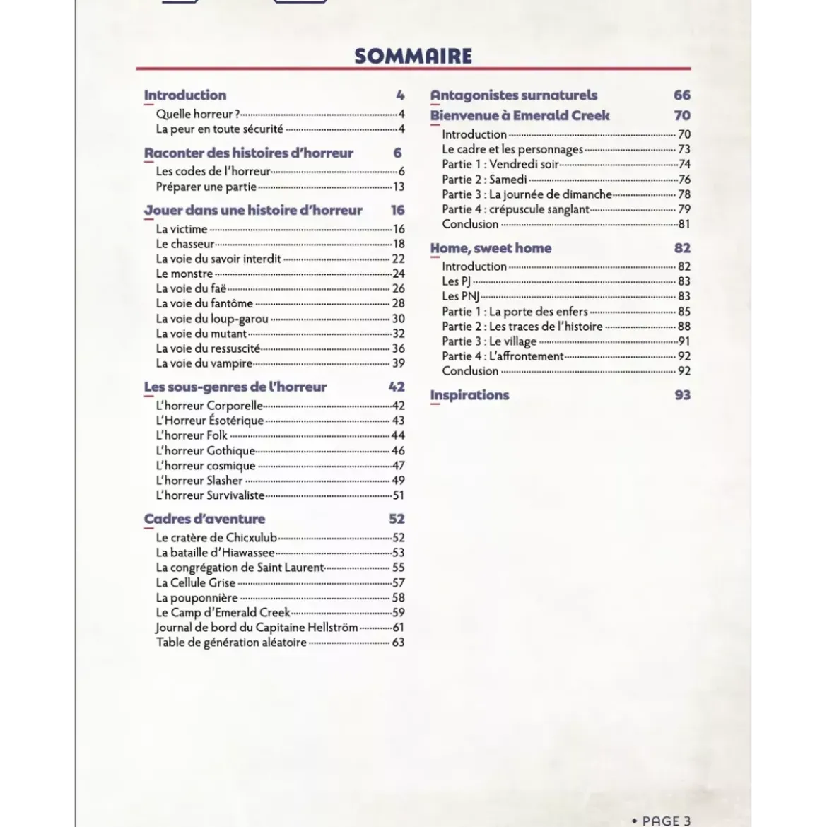Chroniques Oubliées Contemporain 2ème Édition : Horreur
