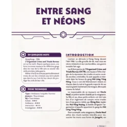 Chroniques Oubliées Contemporain 2ème Édition : Entre Sang et Néons