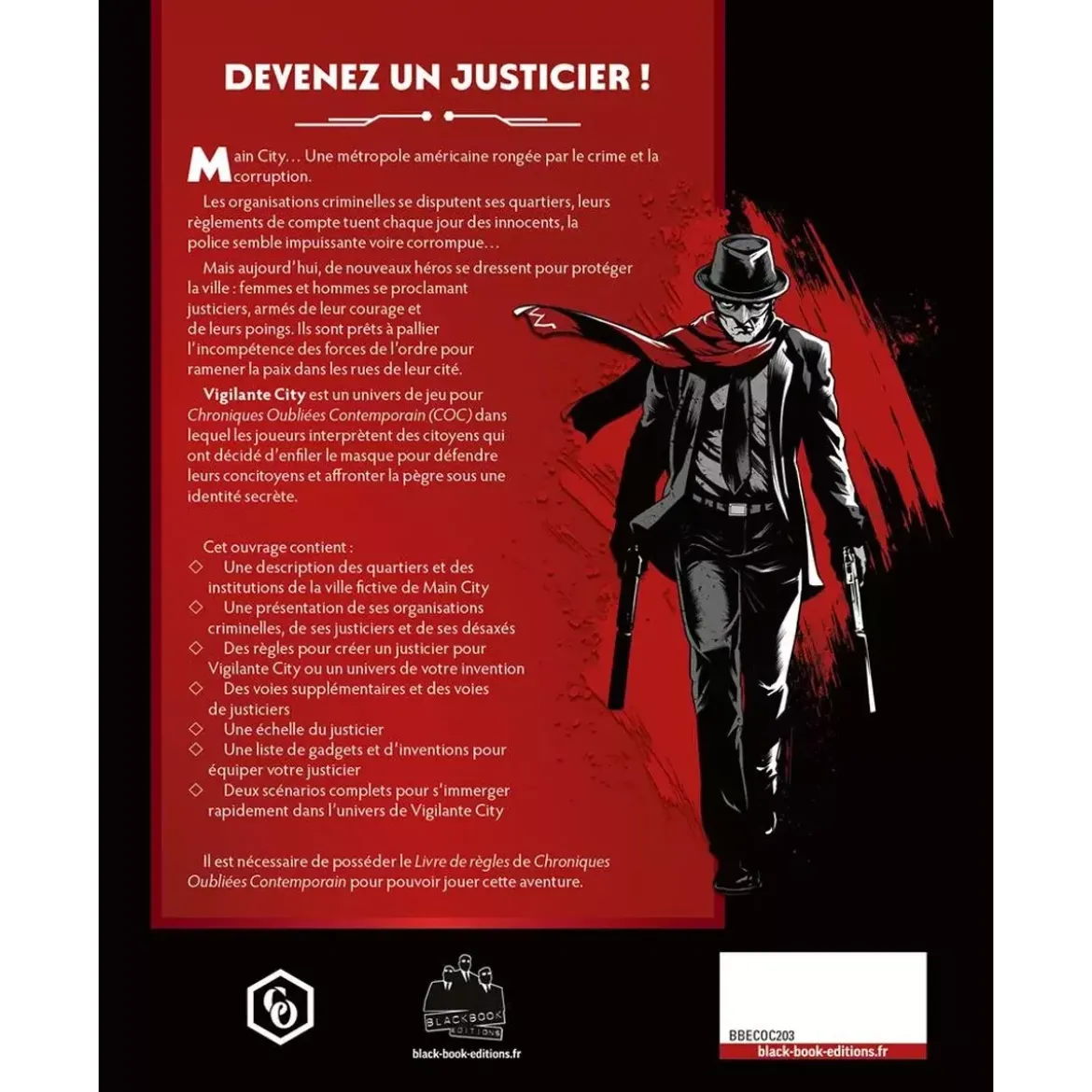 Chroniques Oubliées Contemporain 2ème Édition : Vigilante City