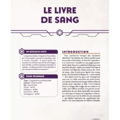 Chroniques Oubliées Contemporain 2ème Édition : Le Livre de Sang