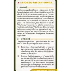 Chroniques Oubliées Contemporain 2ème Édition : Cartes de Voies