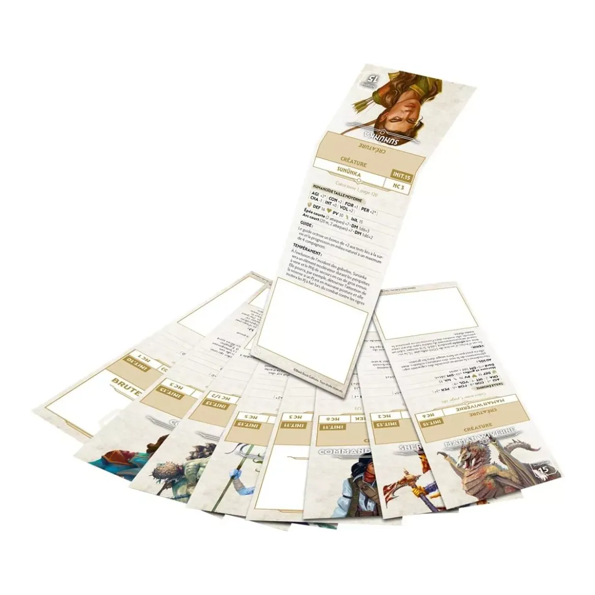 Chroniques Oubliées Fantasy 2ème Édition : Mémentos de PNJ + monstres Calice T1