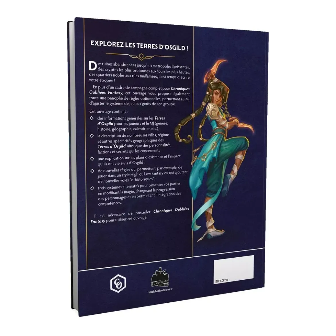 Chroniques Oubliées Fantasy 2ème Édition : Atlas d'Osgild & Règles optionnelles