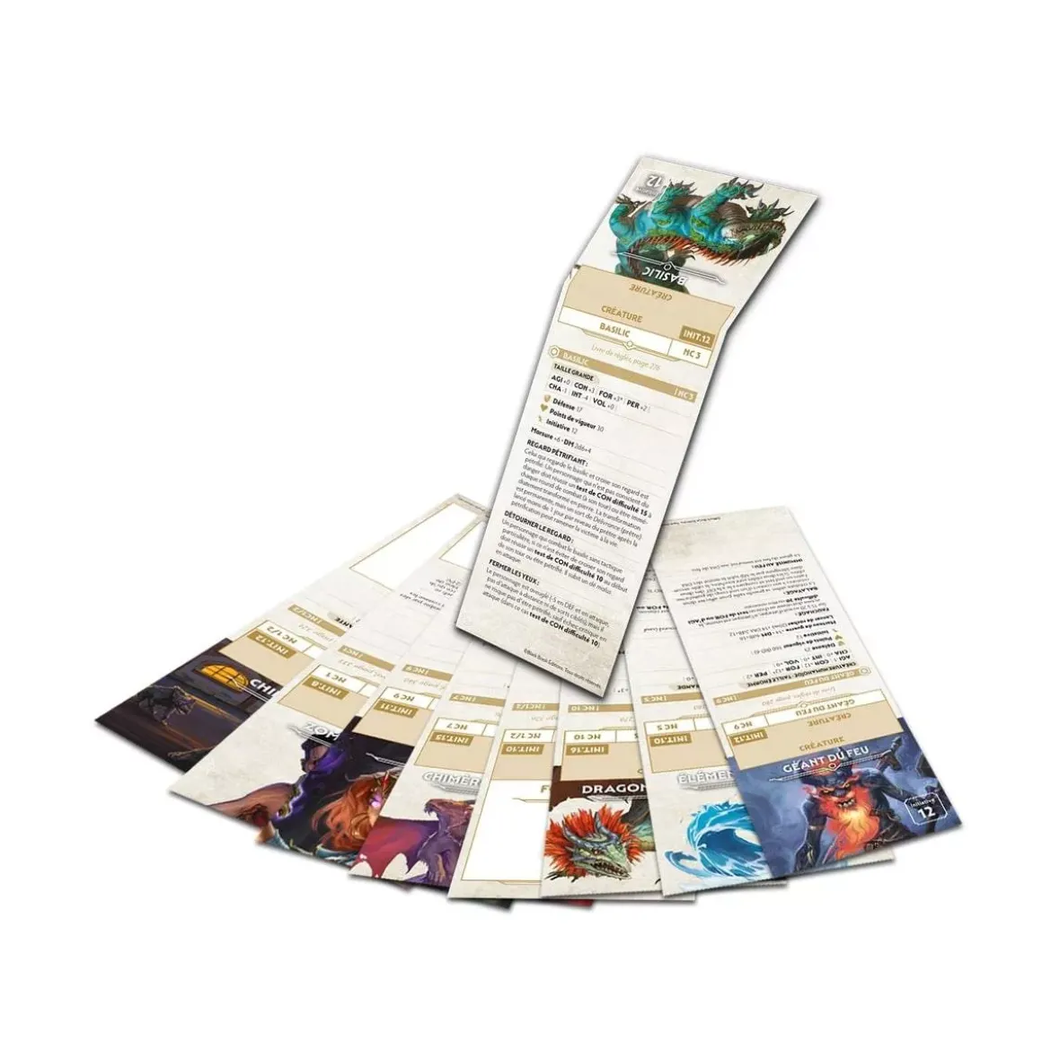 Chroniques Oubliées Fantasy 2ème Édition : Mémentos de PNJ + Monstres des scénarios du livre de base