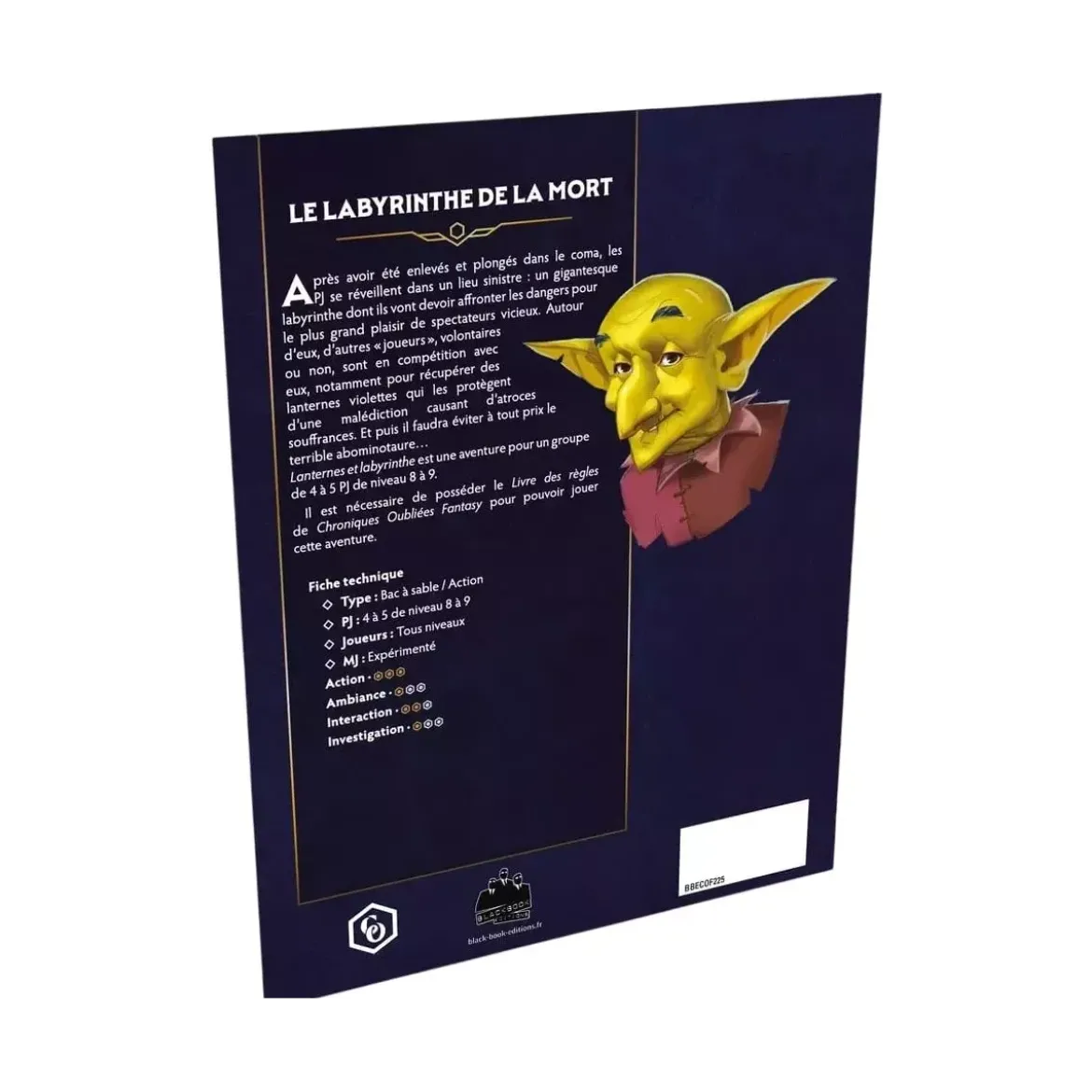 Chroniques Oubliées Fantasy 2ème Édition : Lanternes et Labyrinthe