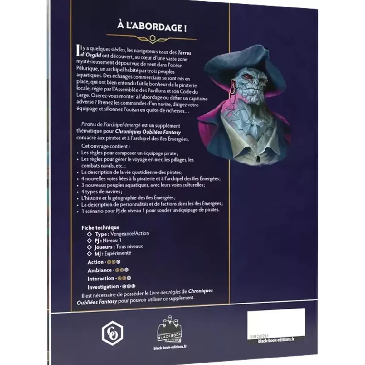 Chroniques Oubliées Fantasy 2ème Édition : Pirates de l'archipel émergé