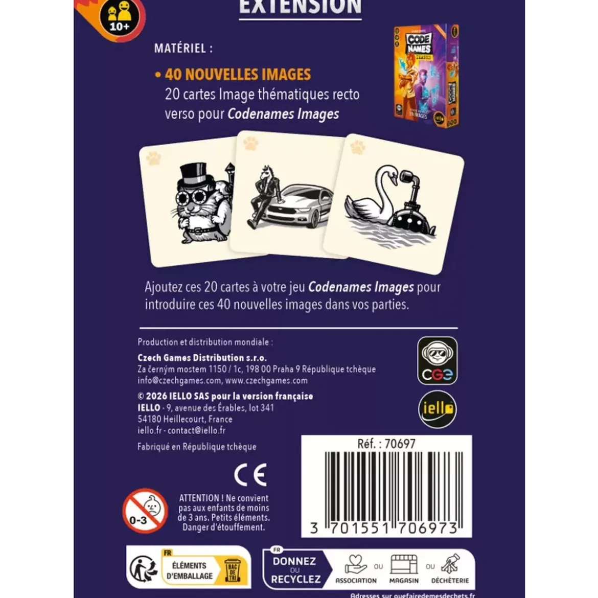 Codenames Images : Drôles de Bestioles - Extension