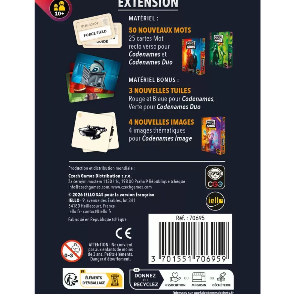 Codenames : Science-Fiction - Extension