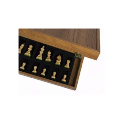 Coffret Jeu d'Échecs Acajou - 50 cm