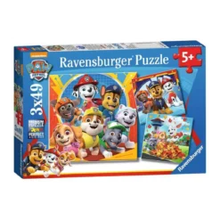 Coffret Puzzles Pat'Patrouille : Prêts à secourir - 3 x 49 pièces