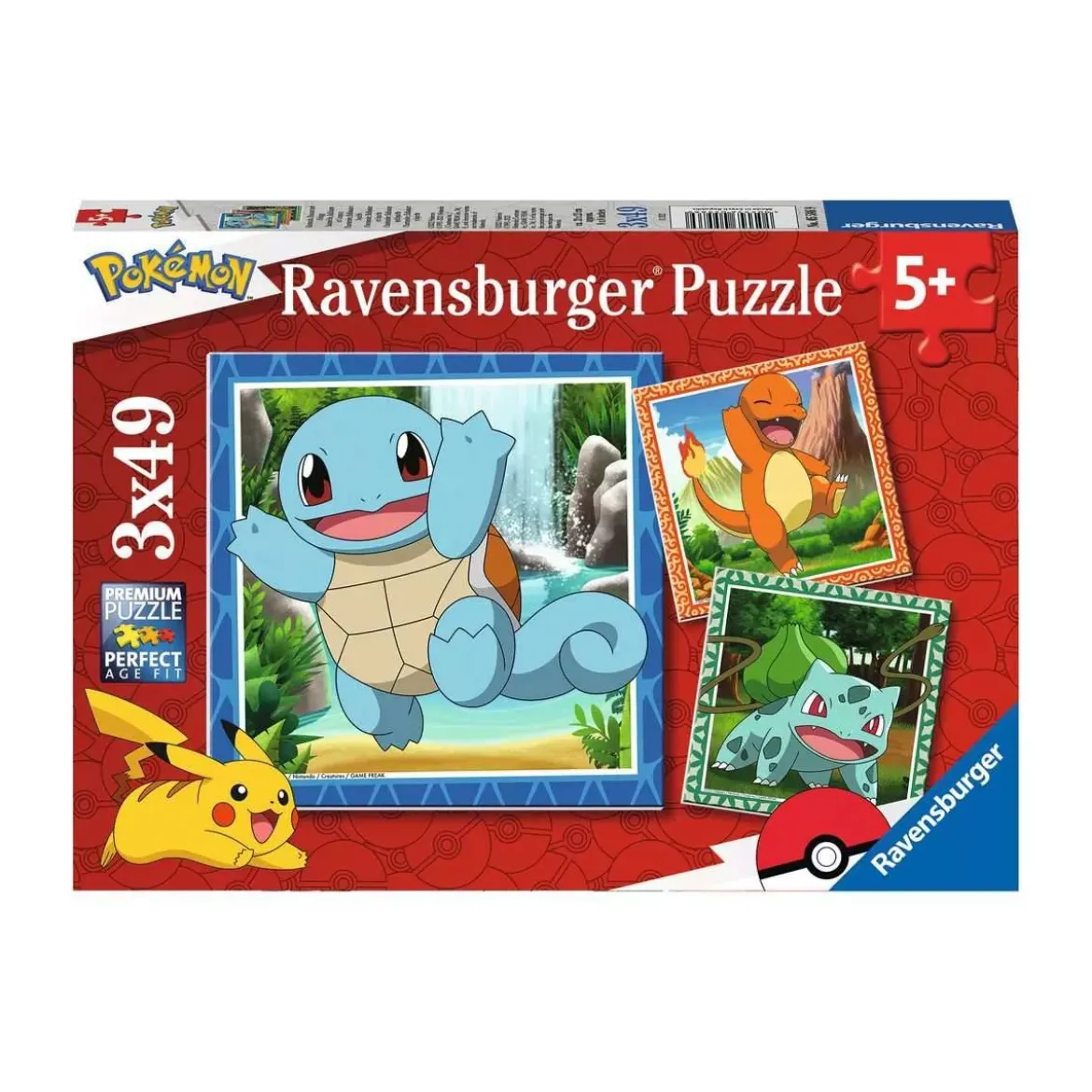 Coffret Puzzles Pokemon - 3 x 49 pièces