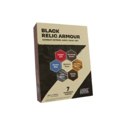 Combat Se7en : Black Relic Armour Paint Set