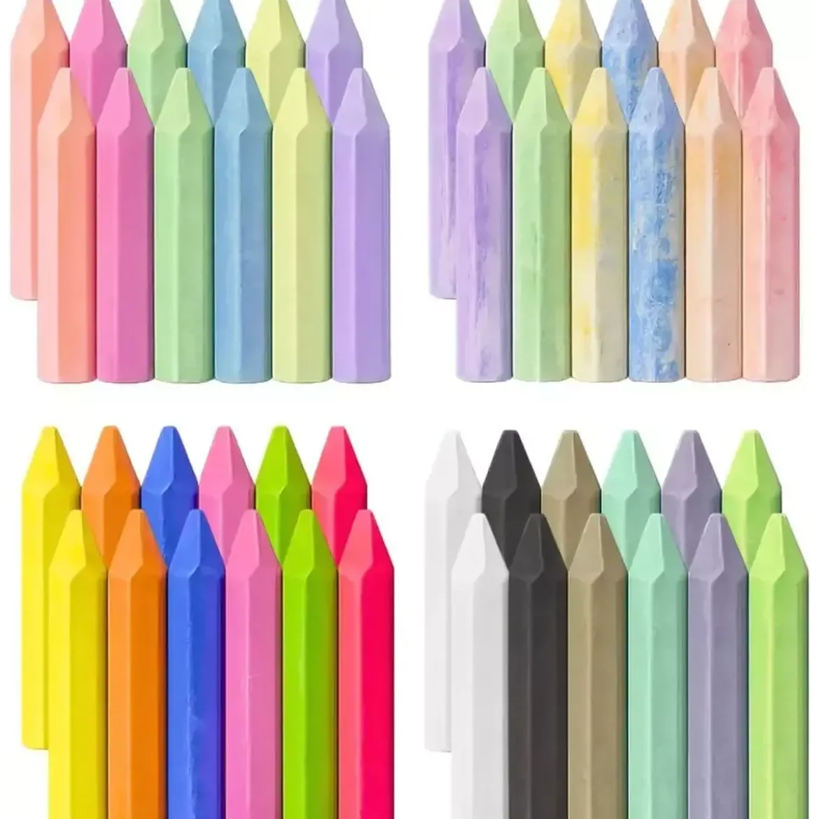 Craie de trottoir Set 48 couleurs - Alldoro